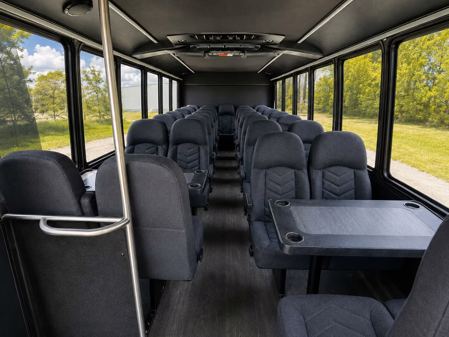 20 passenger minibus inside