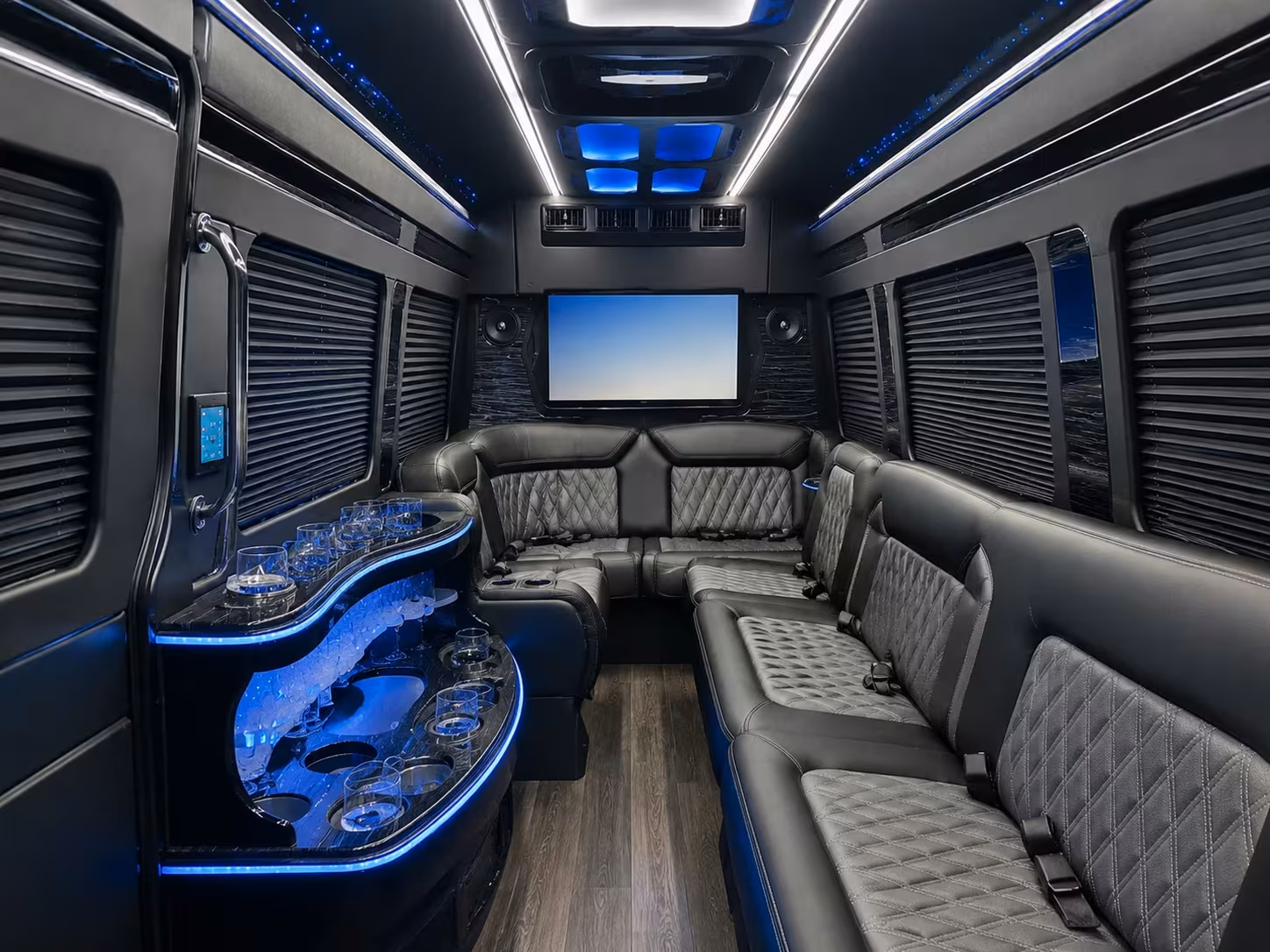 bus rental options for little rock trips
